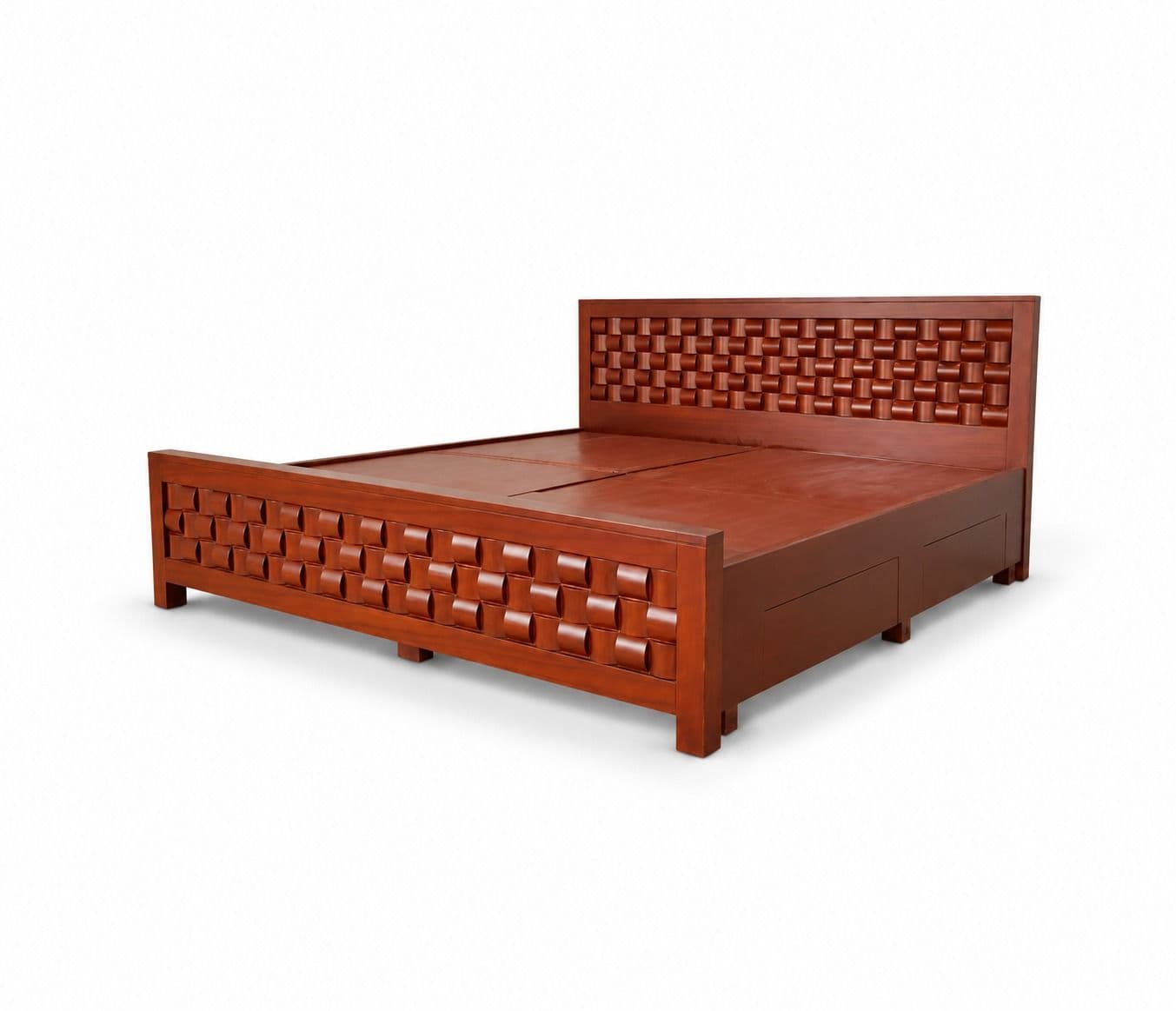 Image 10 for SK Chocolate Cot King Size With Regular Storage (WH)