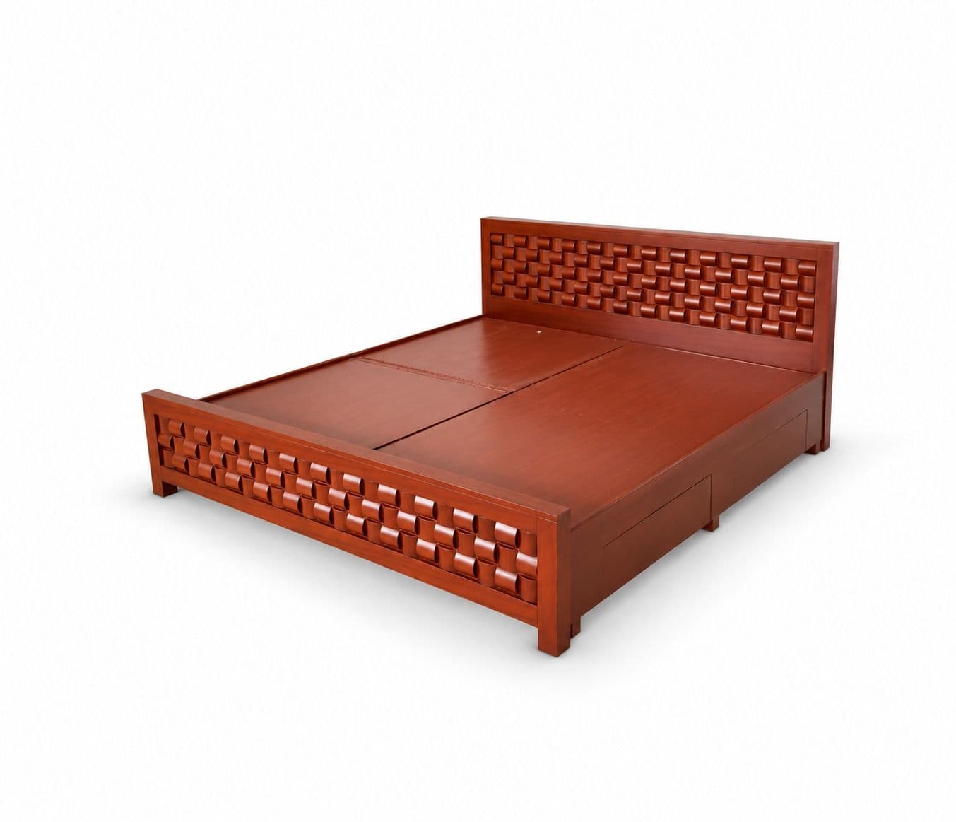 Image 8 for SK Chocolate Cot King Size With Regular Storage (WH)