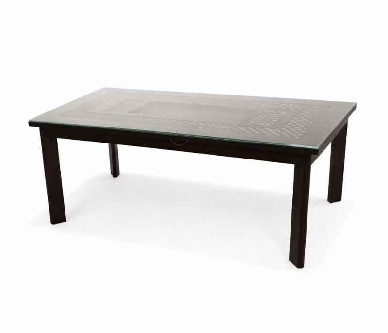 Image 3 for Chocolate DT 6 Seater Assam Teak Wood Dining Set with Fabric Upholstery (BTM)