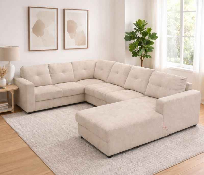 Image 1 for Impression Sofa 2+C+2+1+L Suede Fabric (HYD)