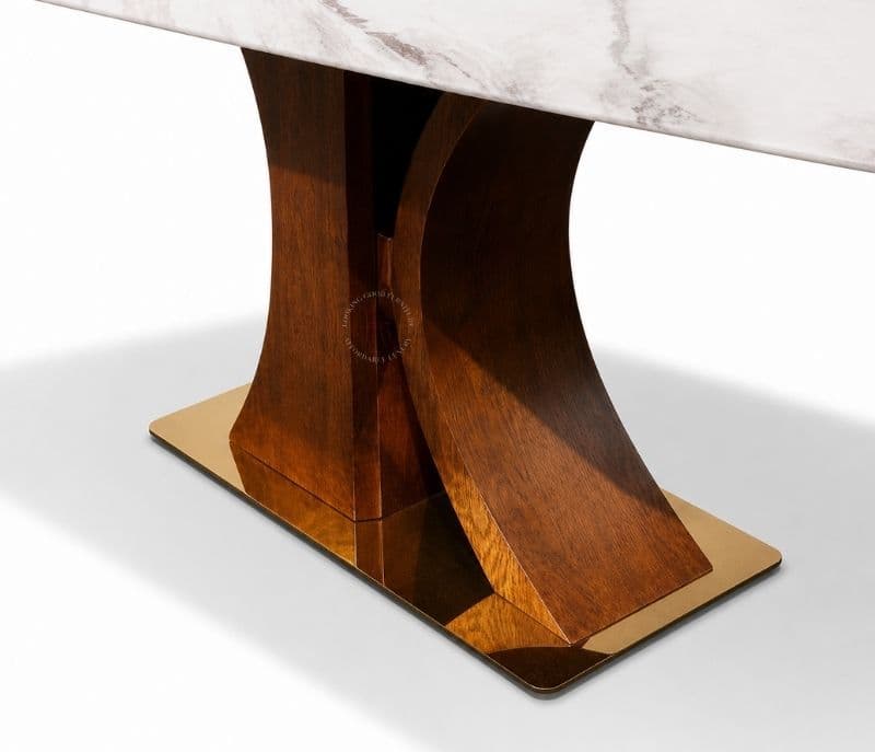 Image 12 for Dining Table Marble Top SY09+Base 656+DC 2136 1+6 Seater (HYD OTD)