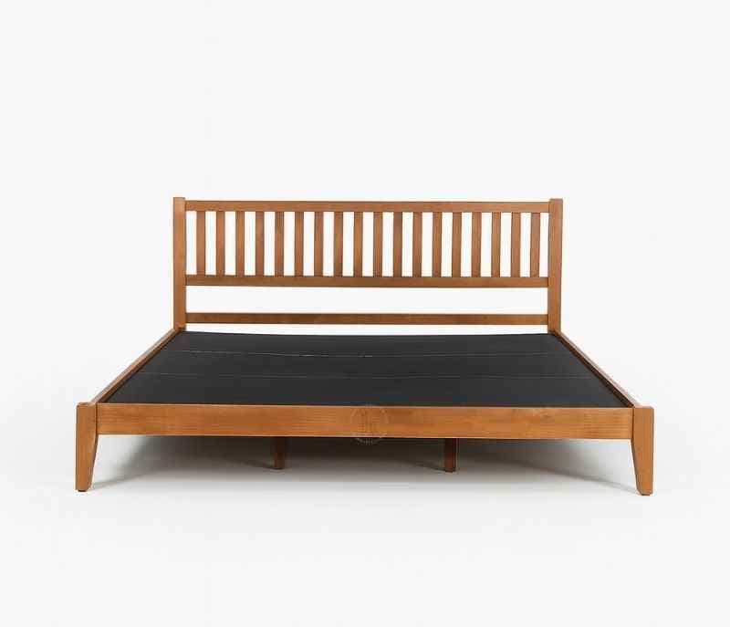 Image 3 for 602000121- Estre Rohira Rubber Wood King Size Bed in Walnut Color Uway (EC)(WH OTD)