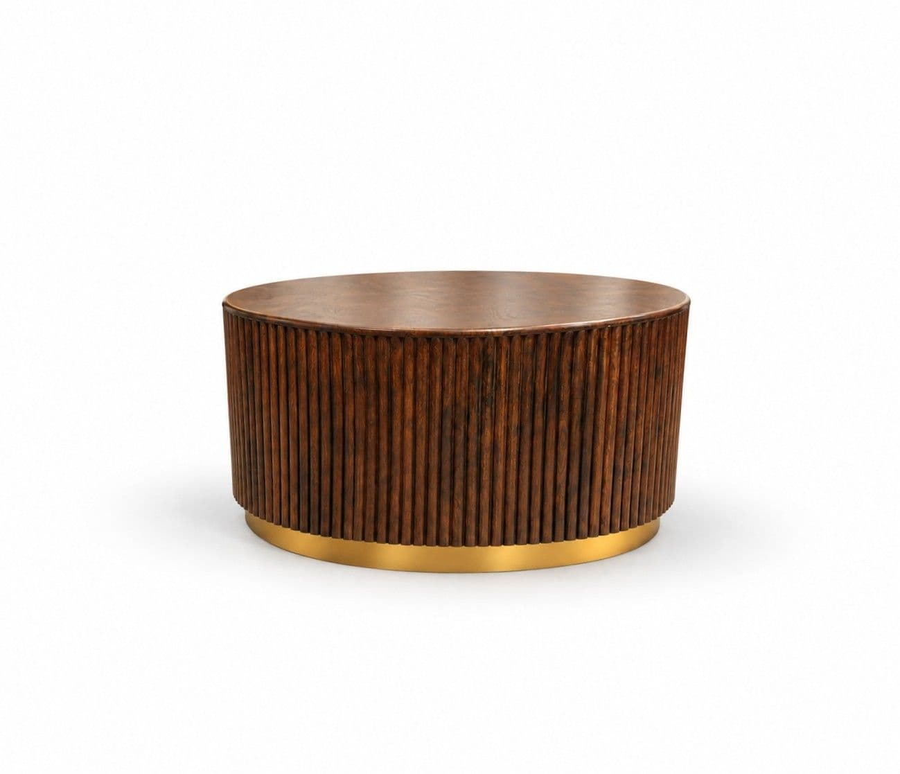 Image 4 for Fluted Round Coffee Table (WF)