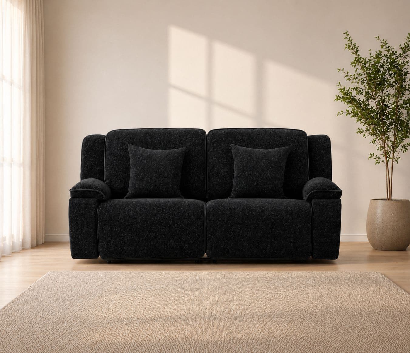 70718HM 3 seater Power Recliner Fabric