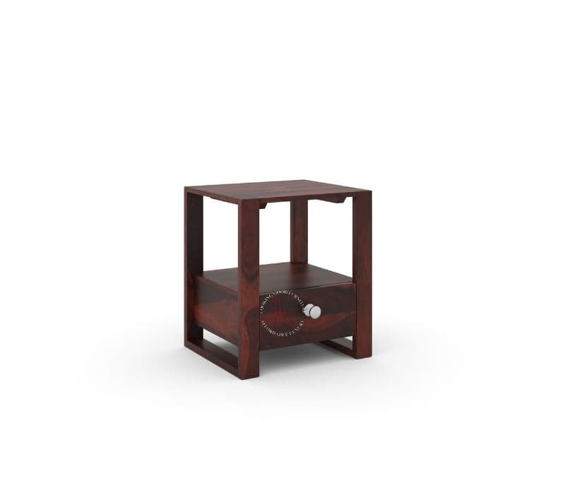 Image 4 for Mira Bedside Table (Walnut Glossy) (WI)