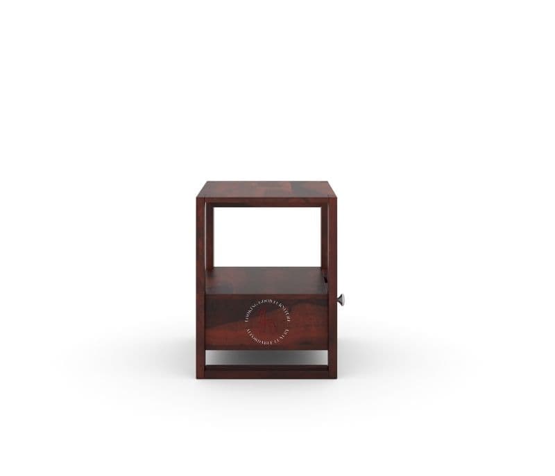 Image 5 for Mira Bedside Table (Walnut Glossy) (WI)