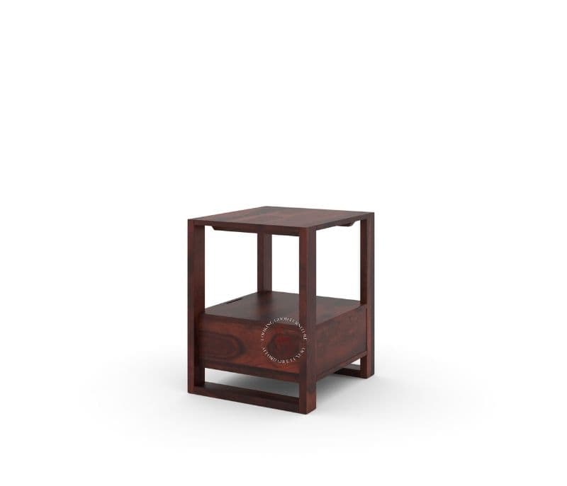 Image 6 for Mira Bedside Table (Walnut Glossy) (WI)