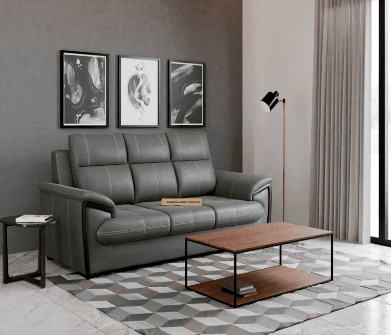 Oslo Morden Sofa (Micro Swede, Green)