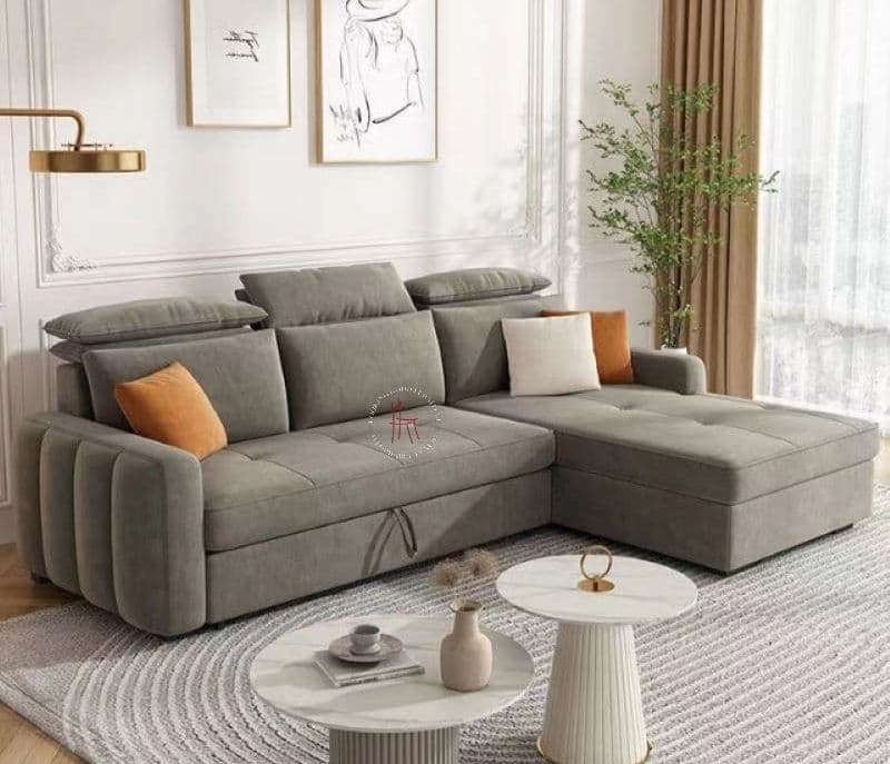 Albatross Customizable Sofa Cum Bed (Ivory)