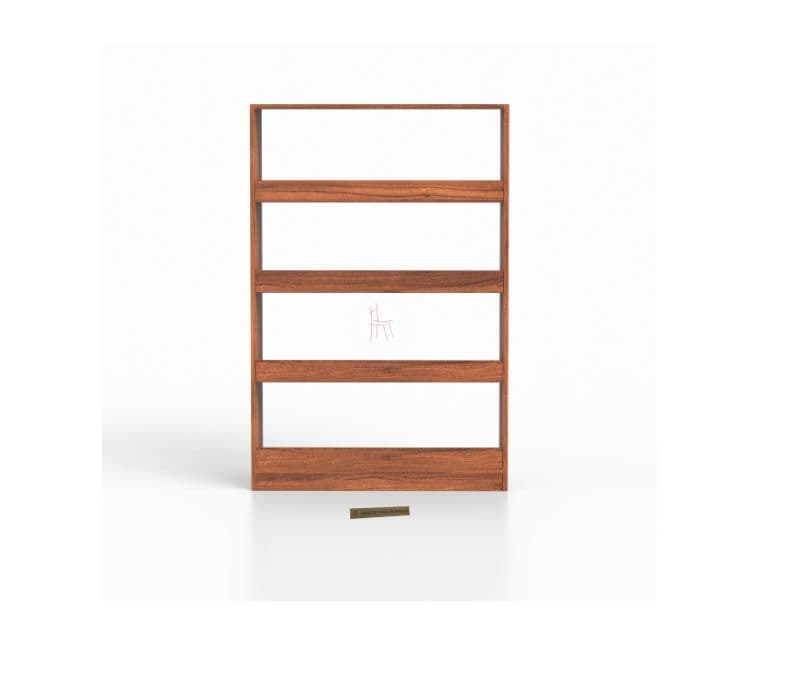 Image 5 for Alvok Open Bookshelf (Exotic Teak Finish)