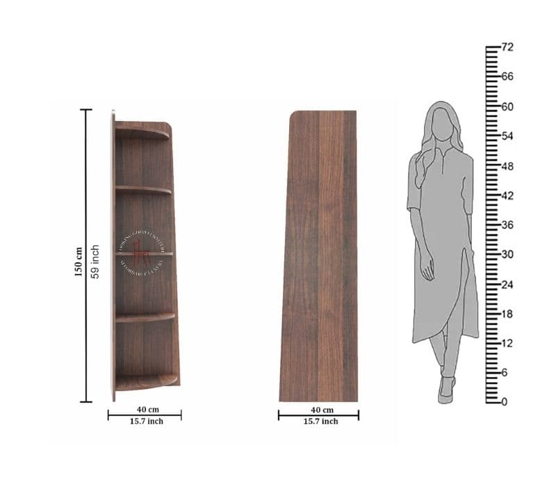 Image 8 for Dawn Bookshelves (Choco Maple) (WI)