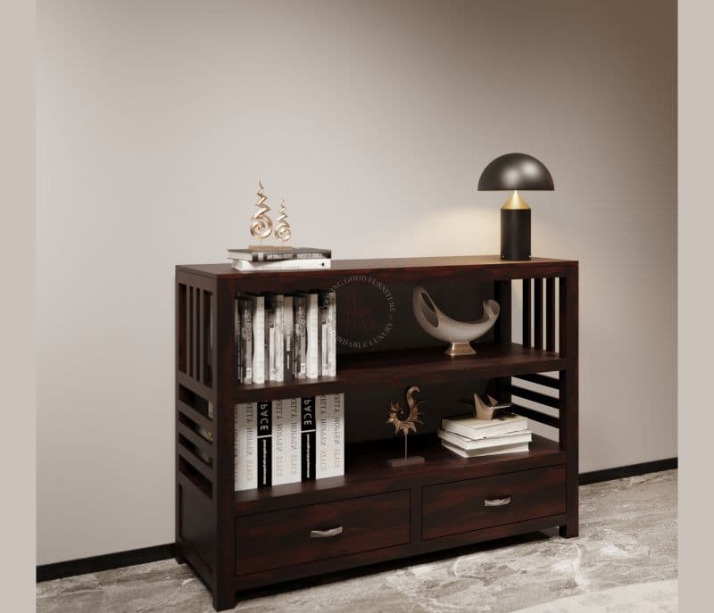 Giona Book Shelf (Walnut Finish)