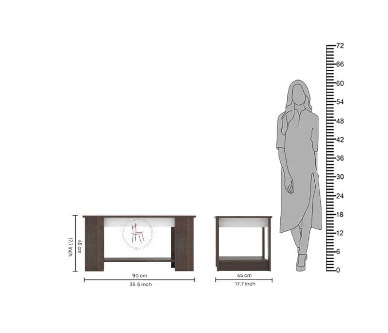 Image 8 for Nora Coffee Table (Choco Maple) (WI)