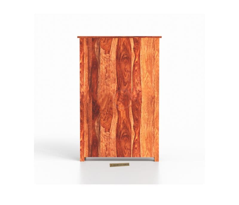 Image 6 for Occa Sheesham Wood Display Unit With Closed Storage (Honey Finish)