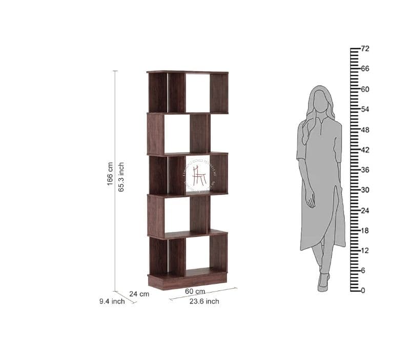 Image 5 for Raga Bookshelves (Wenge Finish) (WI)