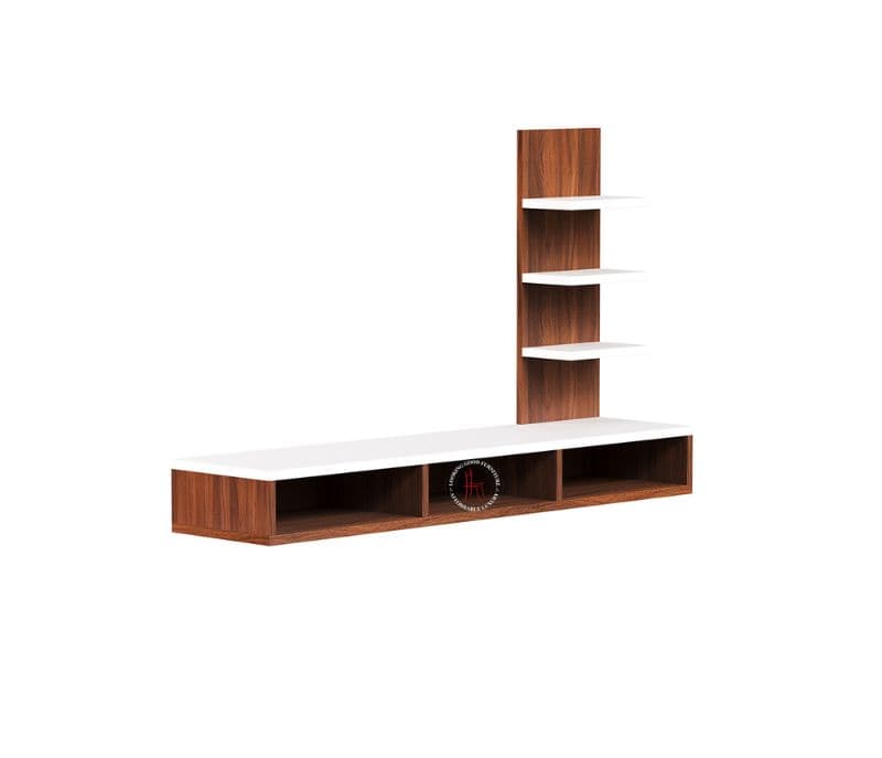 Image 2 for Salve Wall-Mounted Tv Unit (Exotic Teak Finish)