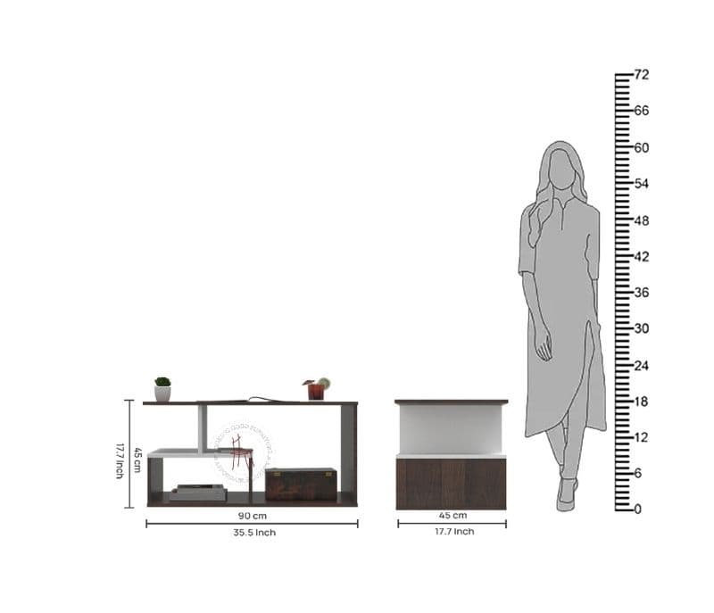 Image 7 for Serenity Coffee Table (Choco Maple) (WI)