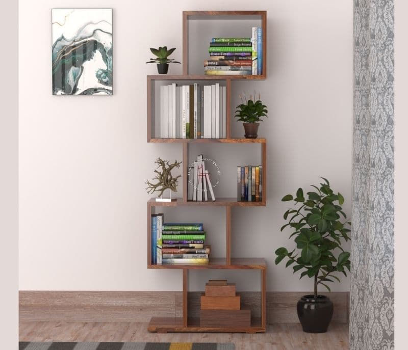 Image 1 for Sia Bookshelves (Rustic Finish) (WI)