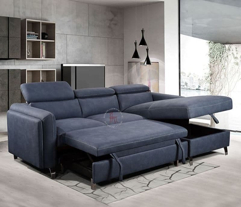 Image 1 for Indiana Customizable Sofa Cum Bed (Indigo Blue)