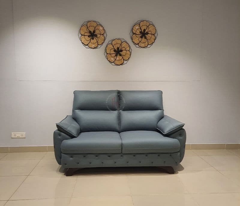 Image 7 for Rome Contemporary Sofa 3+2 Seater Suede Fabric (Grey)(EC)(SKN)(BS-BTM)(BSK)