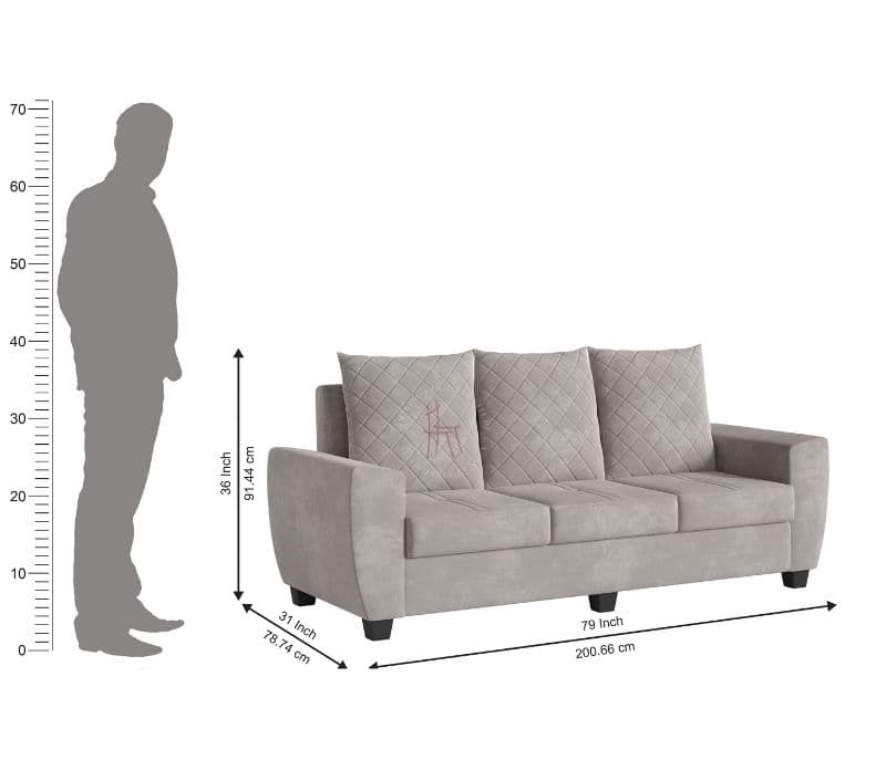 Image 11 for Holland 3 + 2 Sofa (Velvet Swade, Jade Ivory)