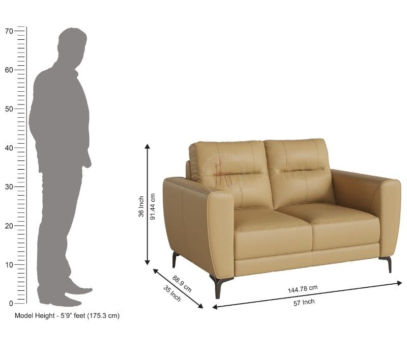 Image 9 for Malta Classic Sofa (Leatherette, Brown)