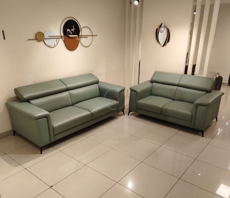 Image 3 for Douglas Urban Sofa 3+2 Seater Leatherette (Green) (BSK)(CP)(WF)