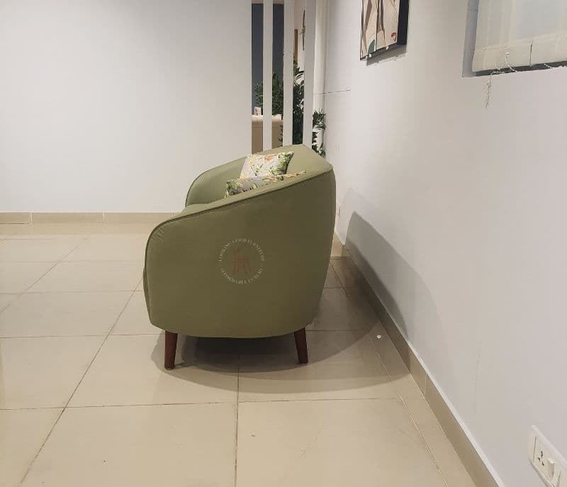 Image 6 for Rolex Modern Sofa 3+2 Seater Suede Fabric (Olive Green)(WF)(LGB)(EC)(KORA)(BS-BTM)(HYD)(BS-SKN)