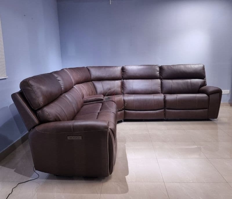 Image 36 for Manwah L- Shaped Recliner With Leather 1ZGR+1ZGR+CH+Corner+1S+1ZGR Seater (WF)