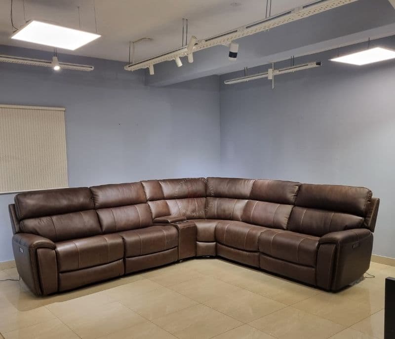 Image 35 for Manwah L- Shaped Recliner With Leather 1ZGR+1ZGR+CH+Corner+1S+1ZGR Seater (WF)