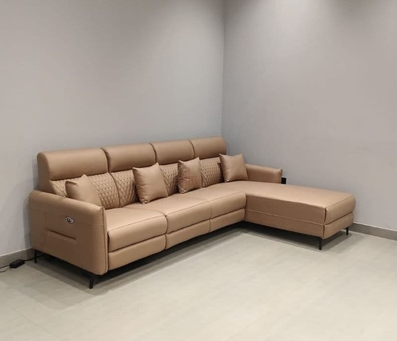 Image 3 for Lency L-Shape Recliner Sofa Micro Suede Fabric