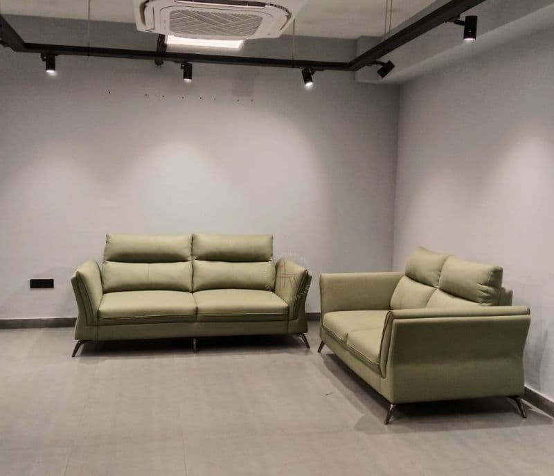 Image 2 for Brikin Contemporary Living Sofa 3+2 Seater Leather Fabric