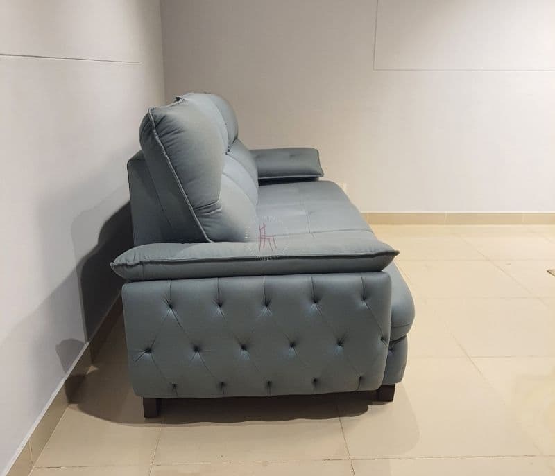 Image 4 for Rome Contemporary Sofa 3+2 Seater Suede Fabric (Grey)(EC)(SKN)(BS-BTM)(BSK)