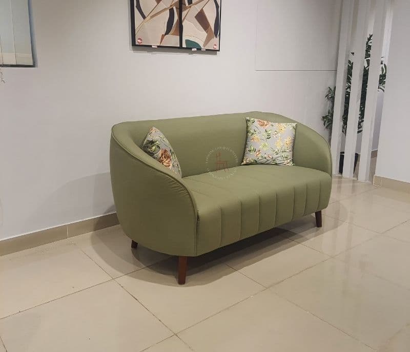 Image 10 for Rolex Modern Sofa 3+2 Seater Suede Fabric (Olive Green)(WF)(LGB)(EC)(KORA)(BS-BTM)(HYD)(BS-SKN)
