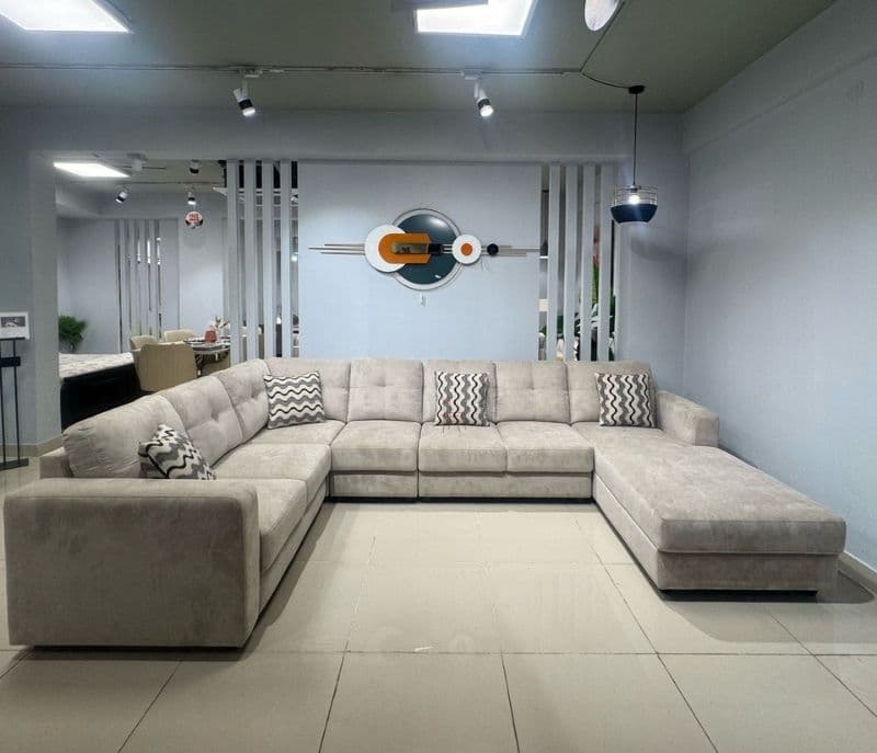 Image 2 for Impression Comfort Sectional Sofa 2+C+3+L Seater Micro Suede Fabric (BWD)