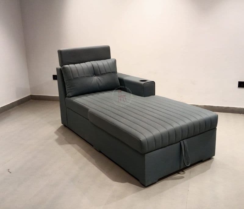 Image 11 for Orion Dual-Function Sofa 3+Lounger Velvet Fabric (CP)