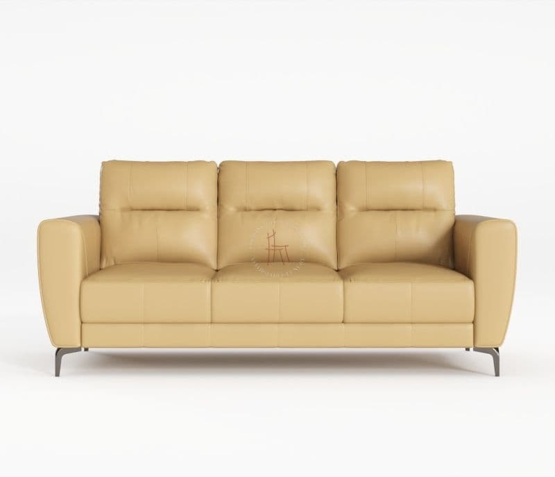 Image 3 for Malta Classic Sofa (Leatherette, Brown)
