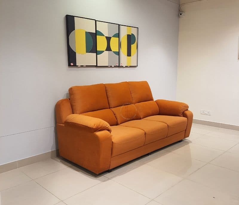 Image 3 for Prestige Legacy Collection Sofa 3+2 Seater Velvet Suede Fabric