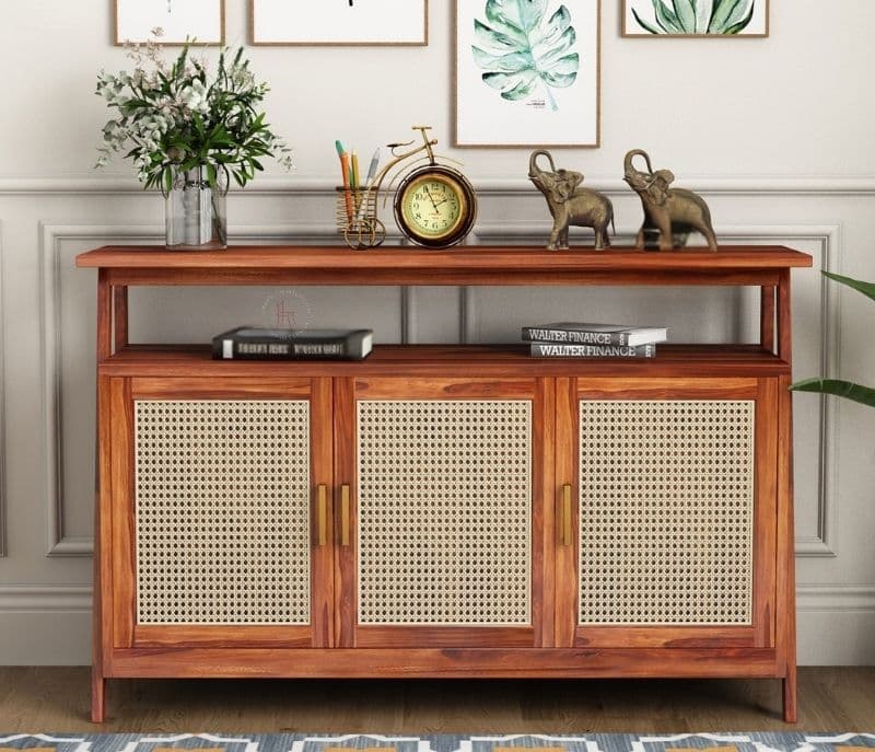 Image 3 for Honey Bee Console Table Sheesham Wood ( Honey Finish )