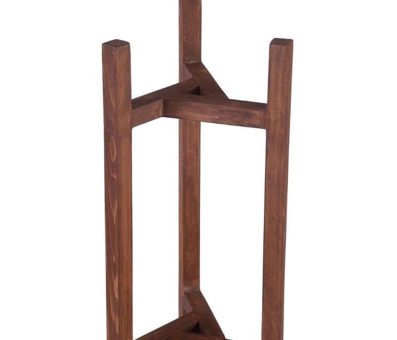 Image 10 for Rosana 3 Tier Planter With Dark Finish 3 Ceramic Pots