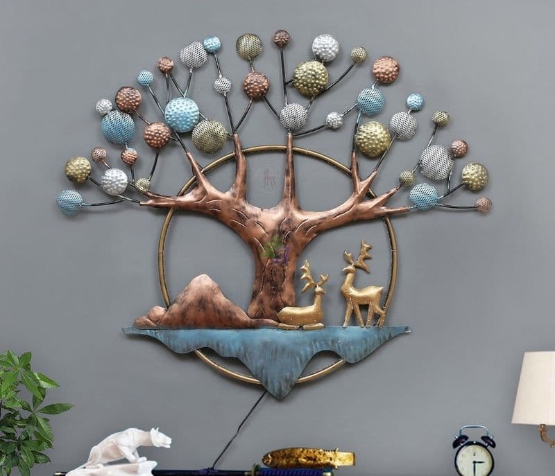 Image 2 for Ennio Iron Classy Wall Hanging Multicolor