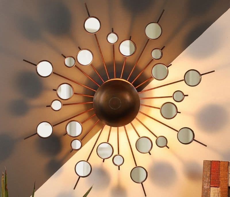 Denise Contemporary Wall Light Gold Mild Steel
