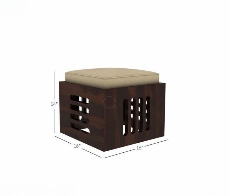 Image 12 for Chocolate Sheesham Wood Coffee Table (Walnut Finish)