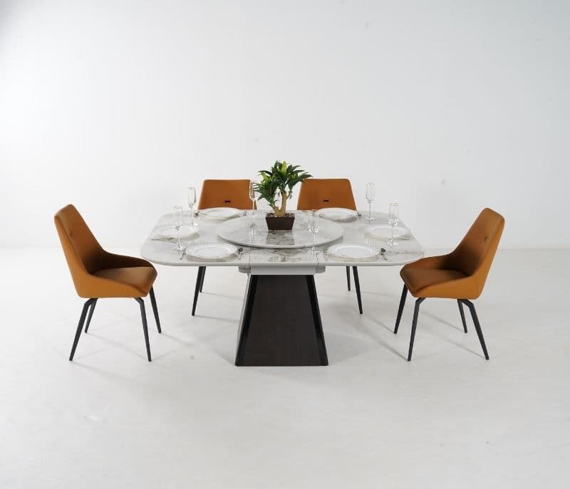 Image 5 for Nero 6 Seater Dining Table