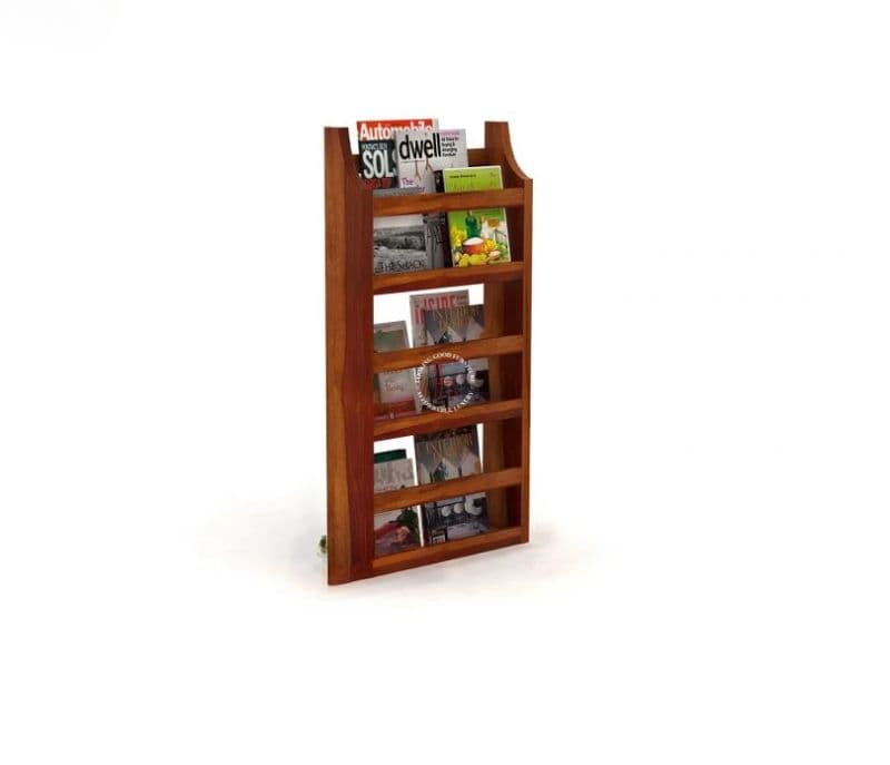 Image 3 for Solo Wall Magazine Rack (Honey Finish)