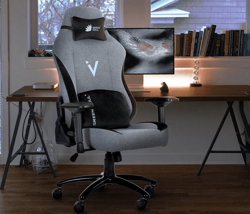 Image 1 for Butterfly Mechanism PU Leather Gaming Chair ( Dark Grey )