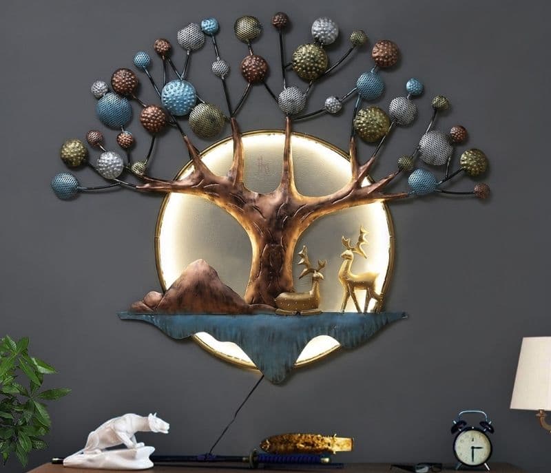 Image 1 for Ennio Iron Classy Wall Hanging Multicolor