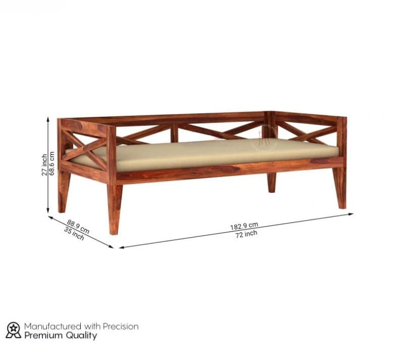 Image 6 for Travo Divan with Mattress ( Honey Finish )