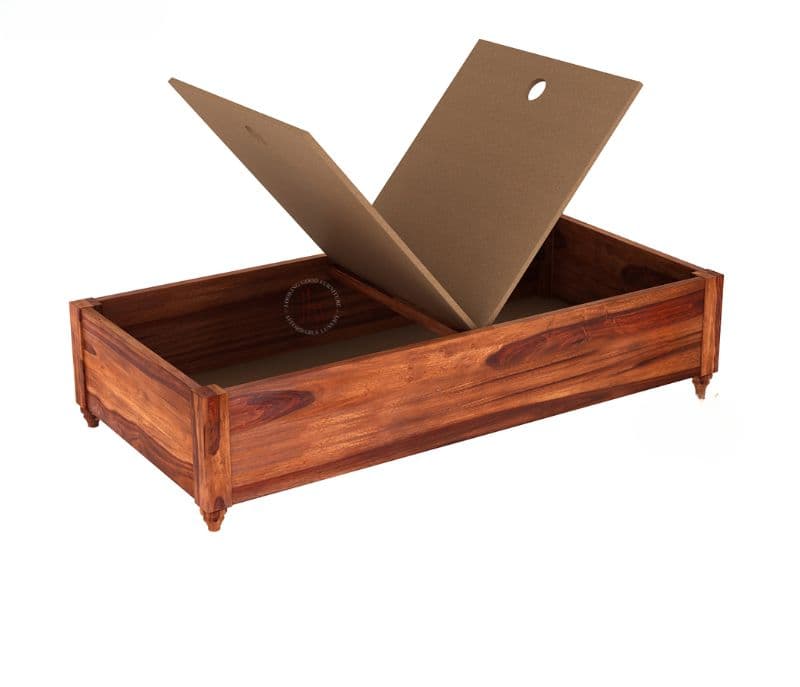Image 7 for Adrian Storage Divan with Mattress ( Honey Finish )