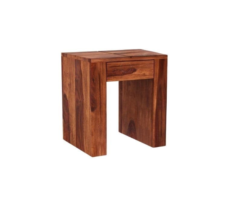 Image 3 for Alex Sheesham Wood Side Table (Honey Finish)